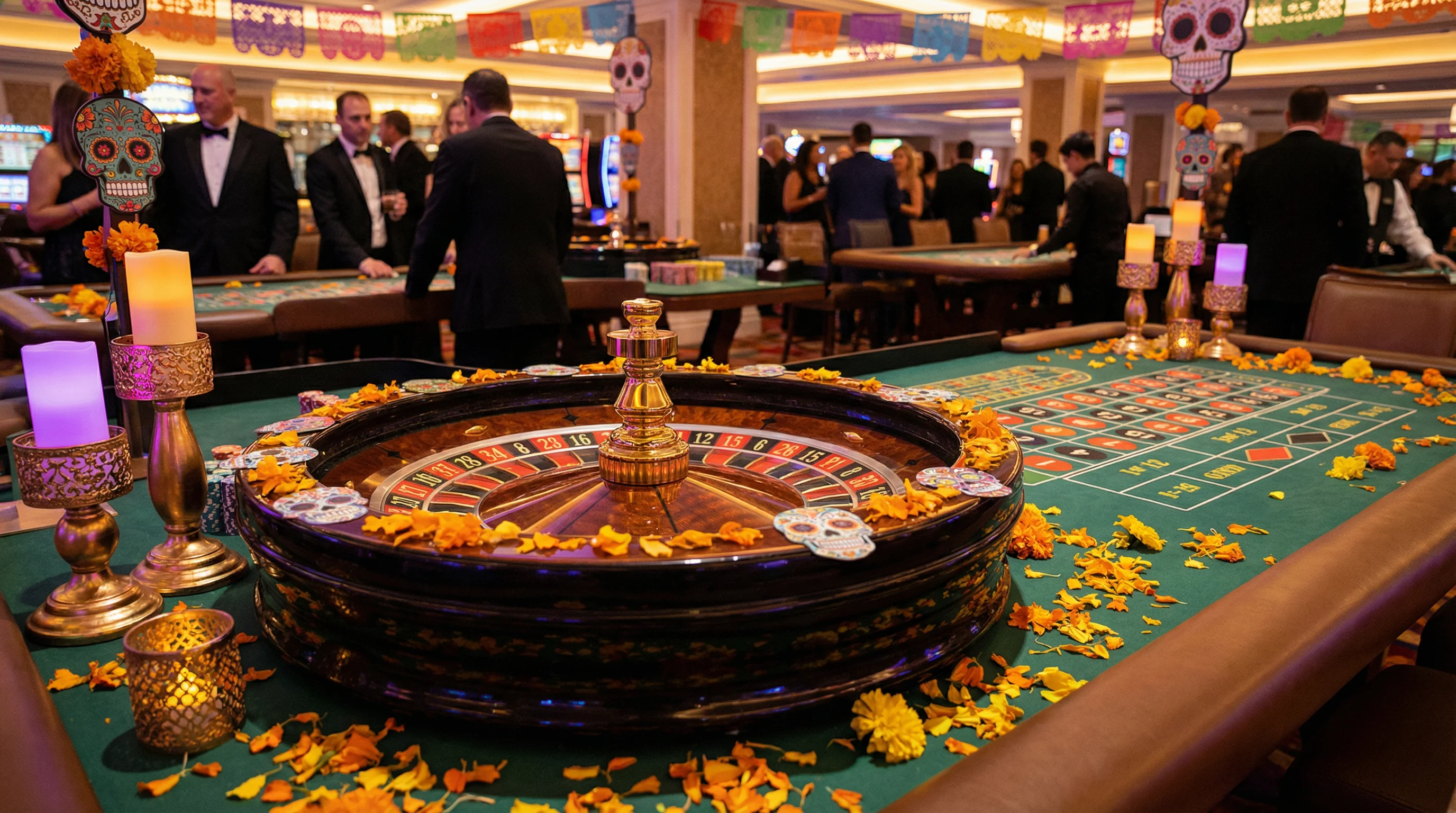 Ruleta en Baccarat Game